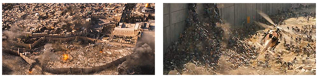 Fotogramas de la película 'Guerra Mundial Z' (Marc Forster, 2013)