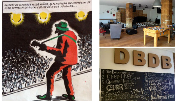 Ilustración de "El Roto" / Imágenes de Dabadaba, Donostia - San Sebastián